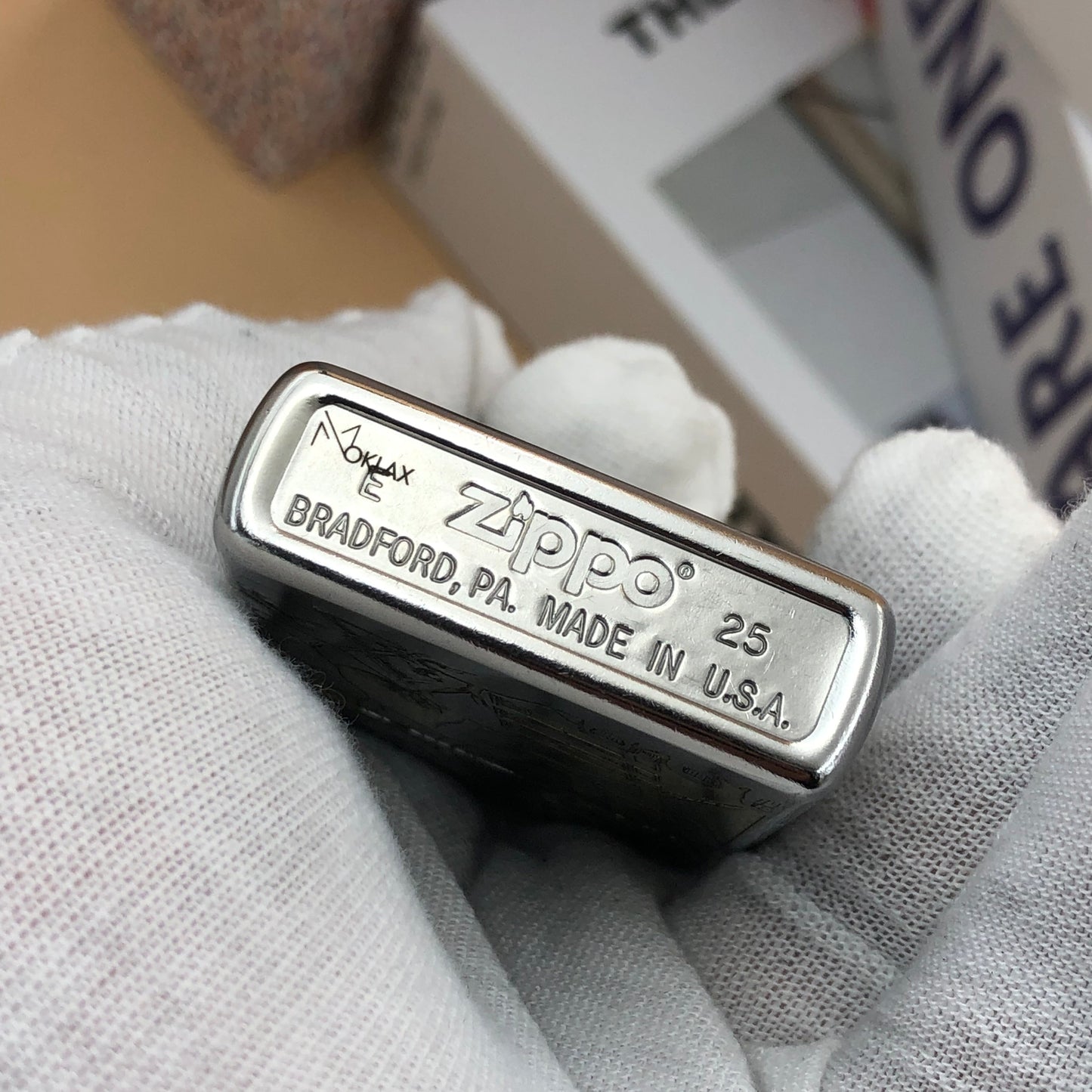 Blue Lock Deep Engraved Zippo Lighter – Model 207 Street Chrome
