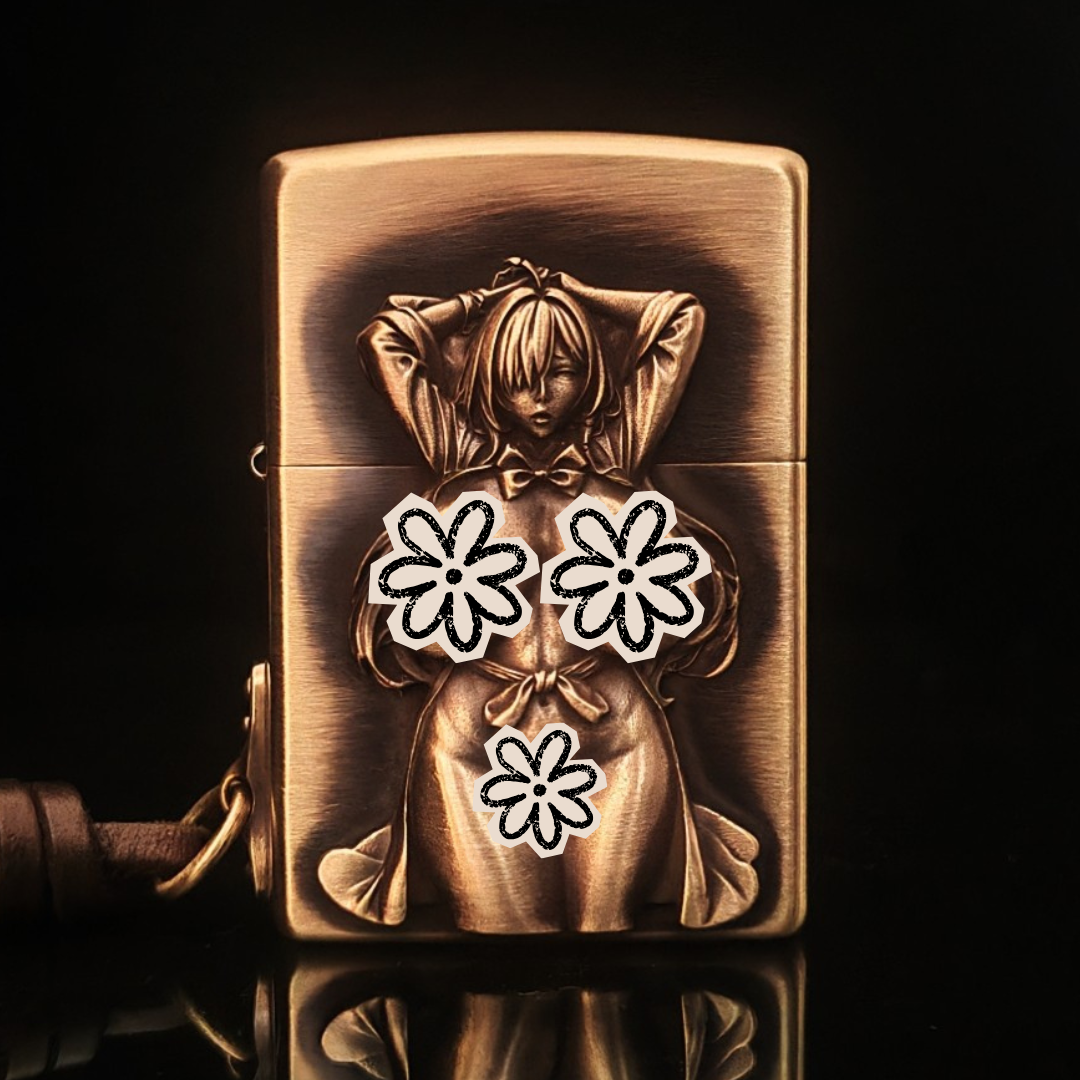 Zippo Art Girl Design