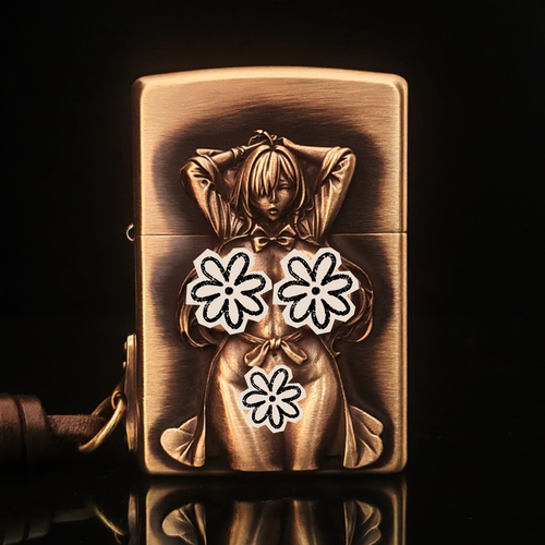 Zippo Art Girl Design