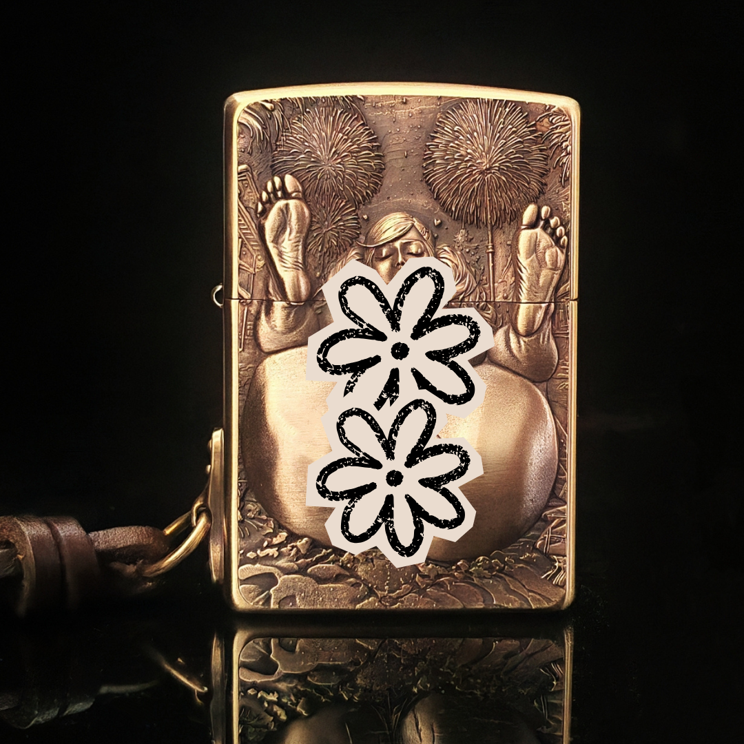 Zippo Lying Girl