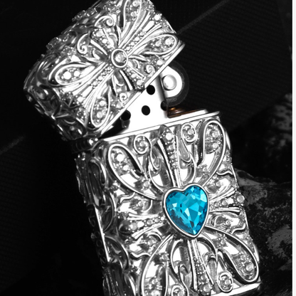 Zippo Slim Handmade Luxury Heart