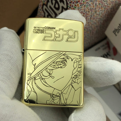 Detective Conan Zippo Lighter – Model 254B High Polish Brass