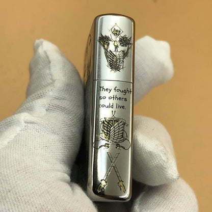 Zippo Classic Street Chrome(Silver) 207 – Limited Attack on Titan Edition (#001/100)