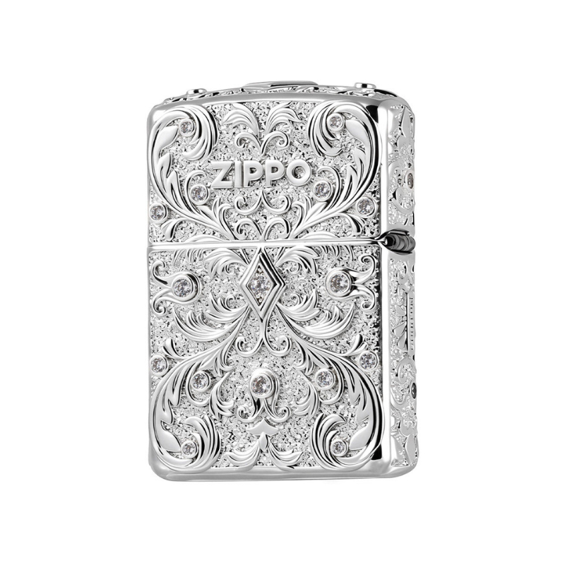 Zippo Handmade Silver Hexagram