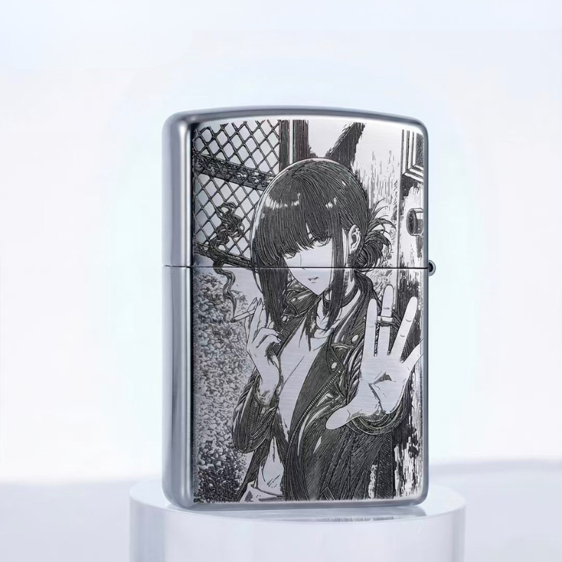 Zippo Smoking Behind The Supermarket