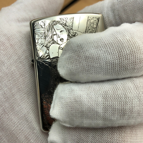Zippo Armor Brass 168 with 3D Artistic Body Relief Engraving Gem - 2