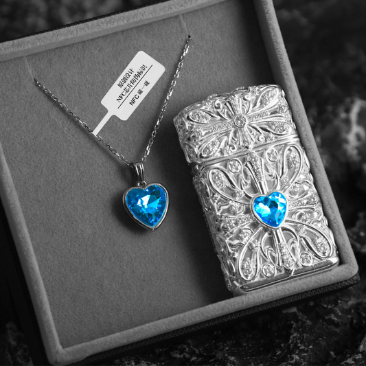 Zippo Slim Handmade Luxury Heart