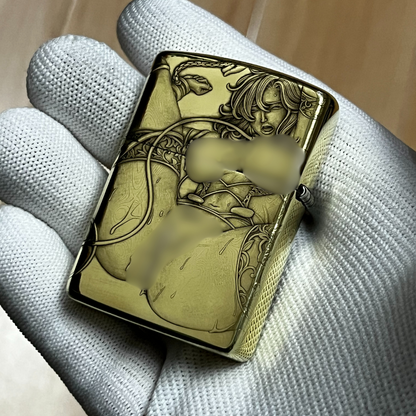 Zippo Armor Brass 168 with 3D Artistic Relief Engraving - Gem 1