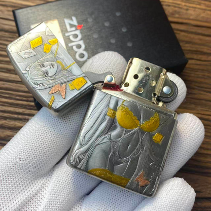 Zippo Bunny Girl Playing Cards