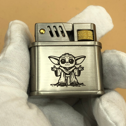 Handmade Grogu and Mandalorian