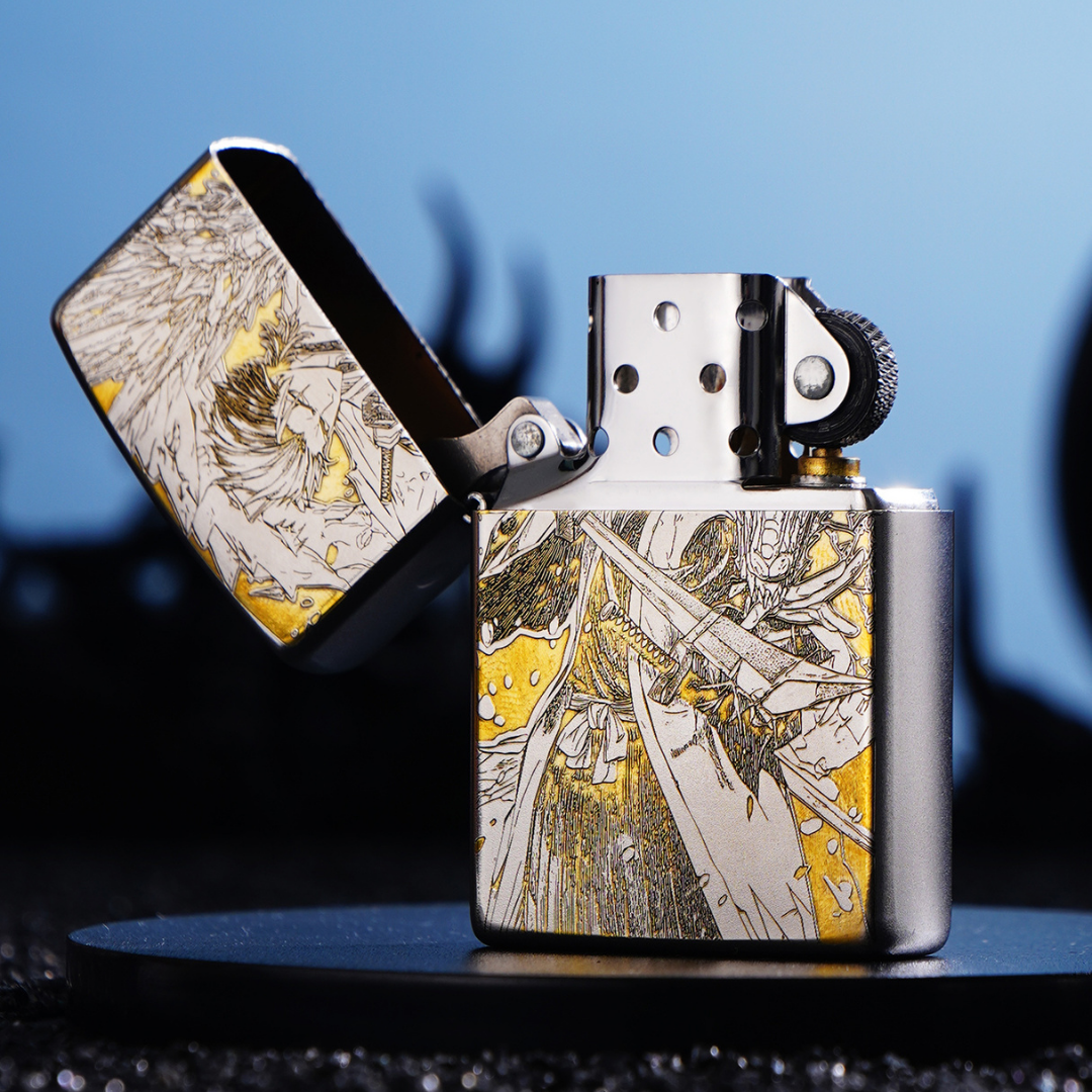 Zippo Classic Series Bleach Hitsugaya Toshiro Deep Engraved Zippo Classic Series Bleach Hitsugaya Toshiro Deep Engraved