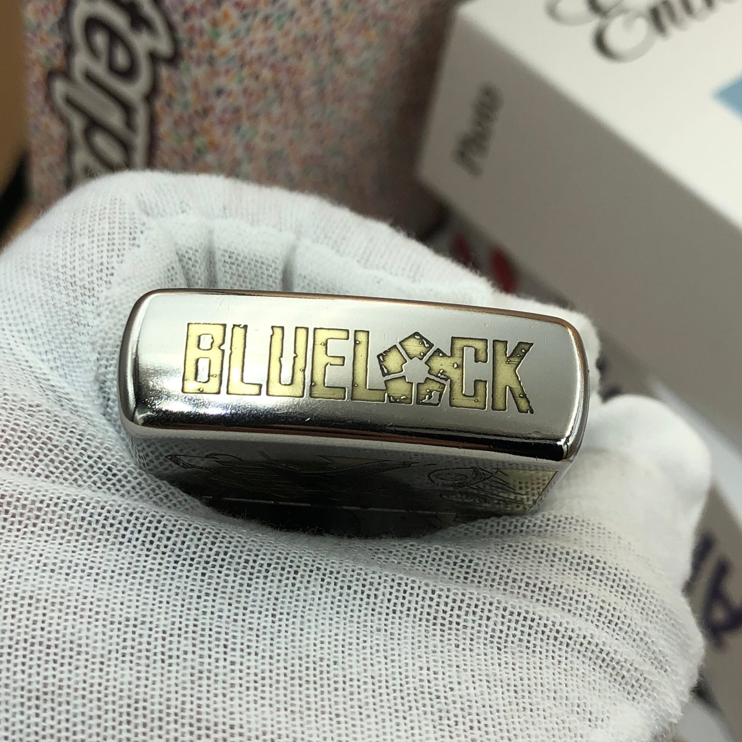Blue Lock Deep Engraved Zippo Lighter – Model 207 Street Chrome