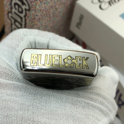 Blue Lock Deep Engraved Zippo Lighter – Model 207 Street Chrome