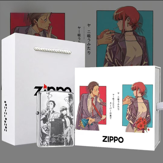 Zippo Smoking Behind The Supermarket