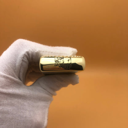 Zippo High Polish Brass – Attack on Titan Eren & Mikasa Engraved