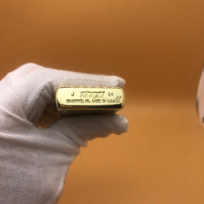Zippo High Polish Brass – Attack on Titan Eren & Mikasa Engraved