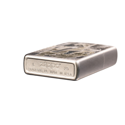Zippo Smoking Behind The Supermarket