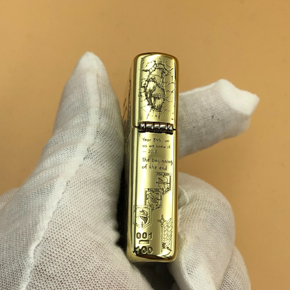 Limited Edition Brass Zippo® – Deep Engraving (Levi & Erwin Inspired) Atack on Titan