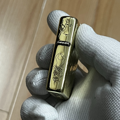 Zippo Armor Brass 168 with 3D Artistic Relief Engraving - Gem 3