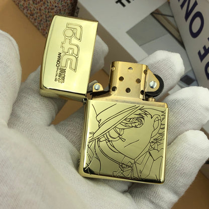 Detective Conan Zippo Lighter – Model 254B High Polish Brass