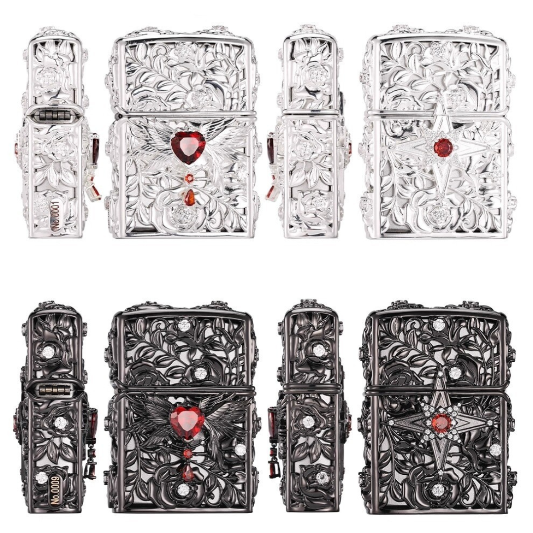 Zippo Gothic Angel Wing Heart
