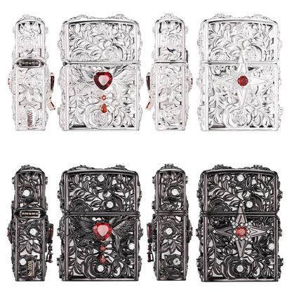 Zippo Gothic Angel Wing Heart