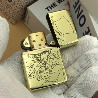 Detective Conan Zippo Lighter – Model 254B High Polish Brass
