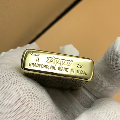 Limited Edition Brass Zippo® – Deep Engraving (Levi & Erwin Inspired) Atack on Titan