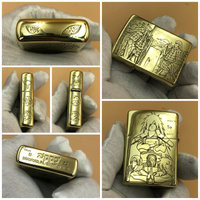 Zippo High Polish Brass Madara Wake Up To Reality