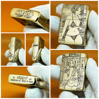 Zippo High Polish Brass Sakura