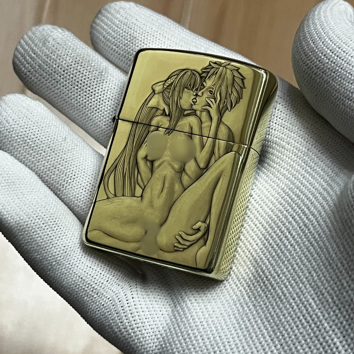 Zippo Armor Brass 168 with 3D Artistic Relief Engraving - Gem 6