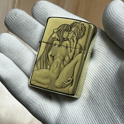 Zippo Armor Brass 168 with 3D Artistic Relief Engraving - Gem 6