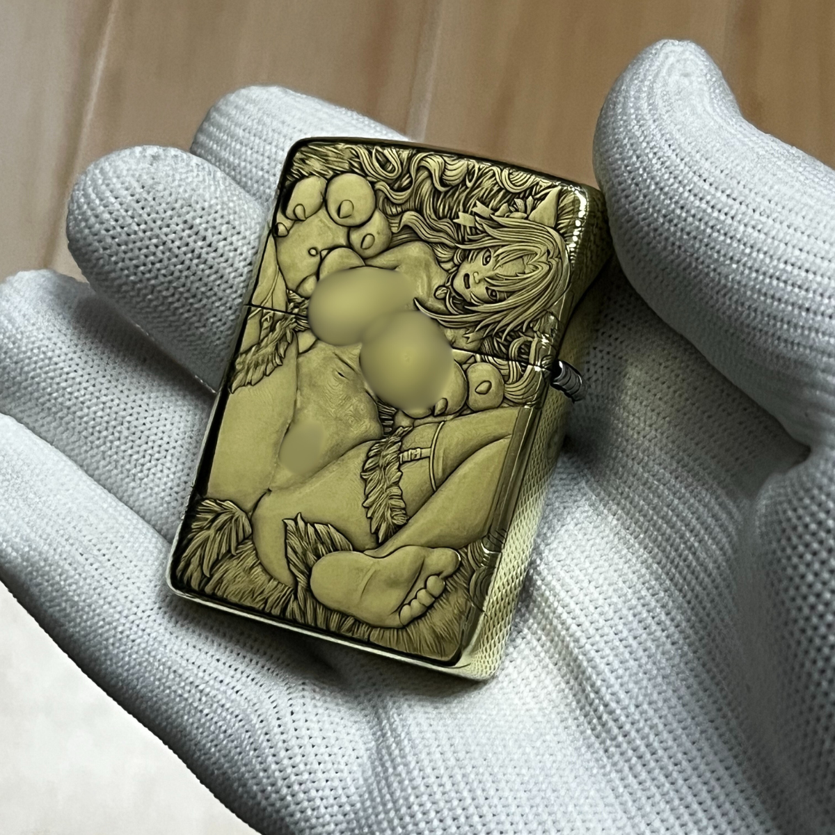 Zippo Armor Brass 168 with 3D Artistic Relief Engraving - Gem 6
