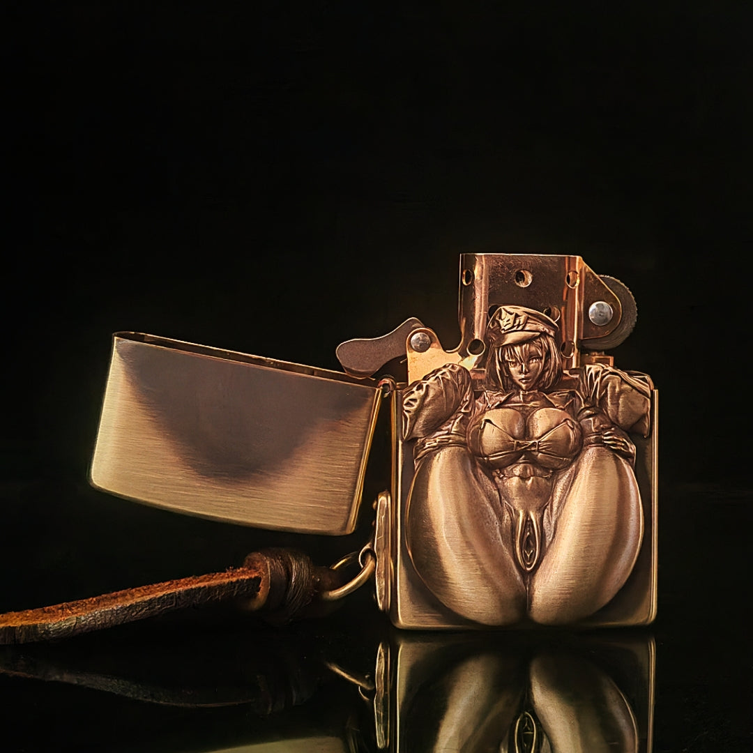 Zippo 3D Welded Military Girl