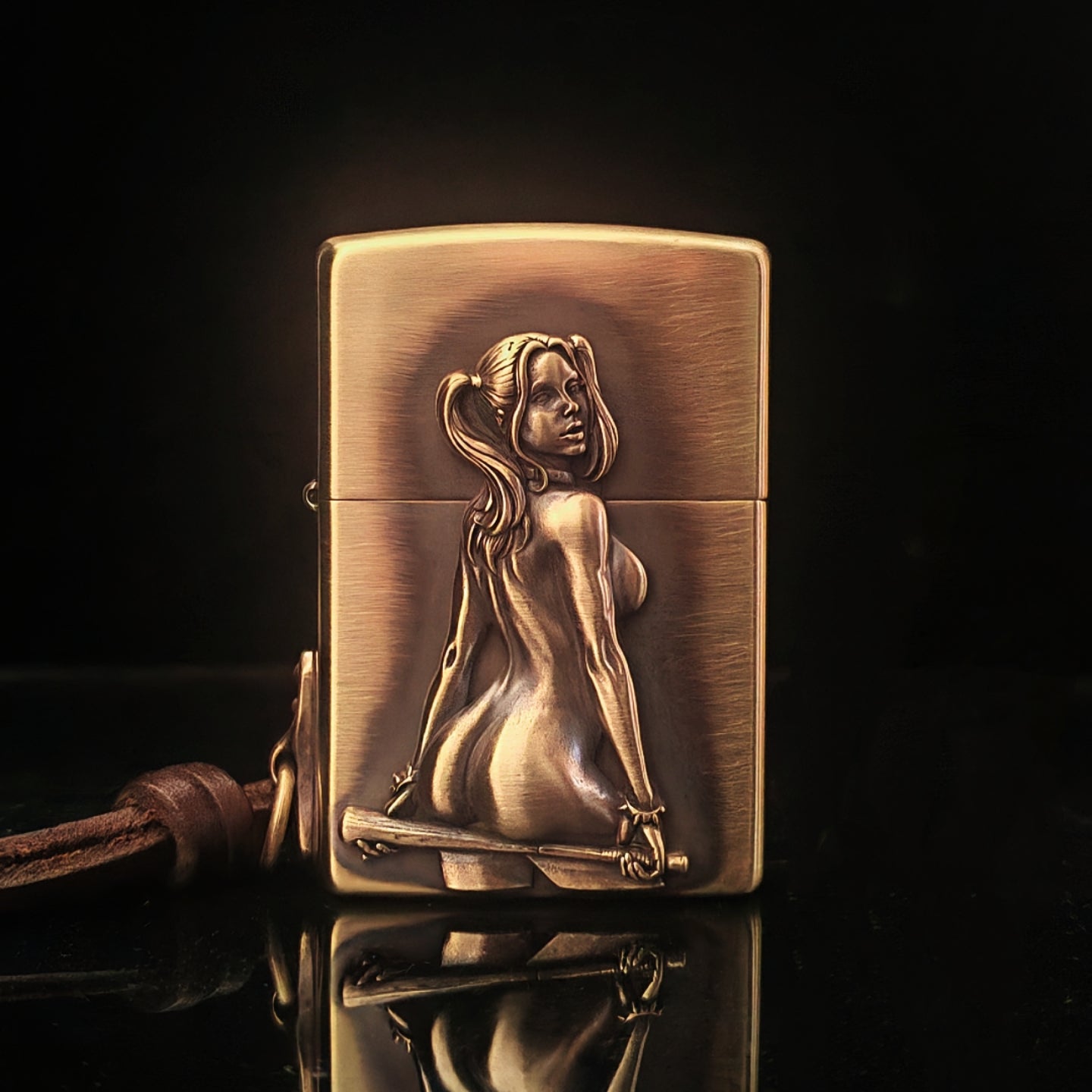 Zippo Girl With Bat