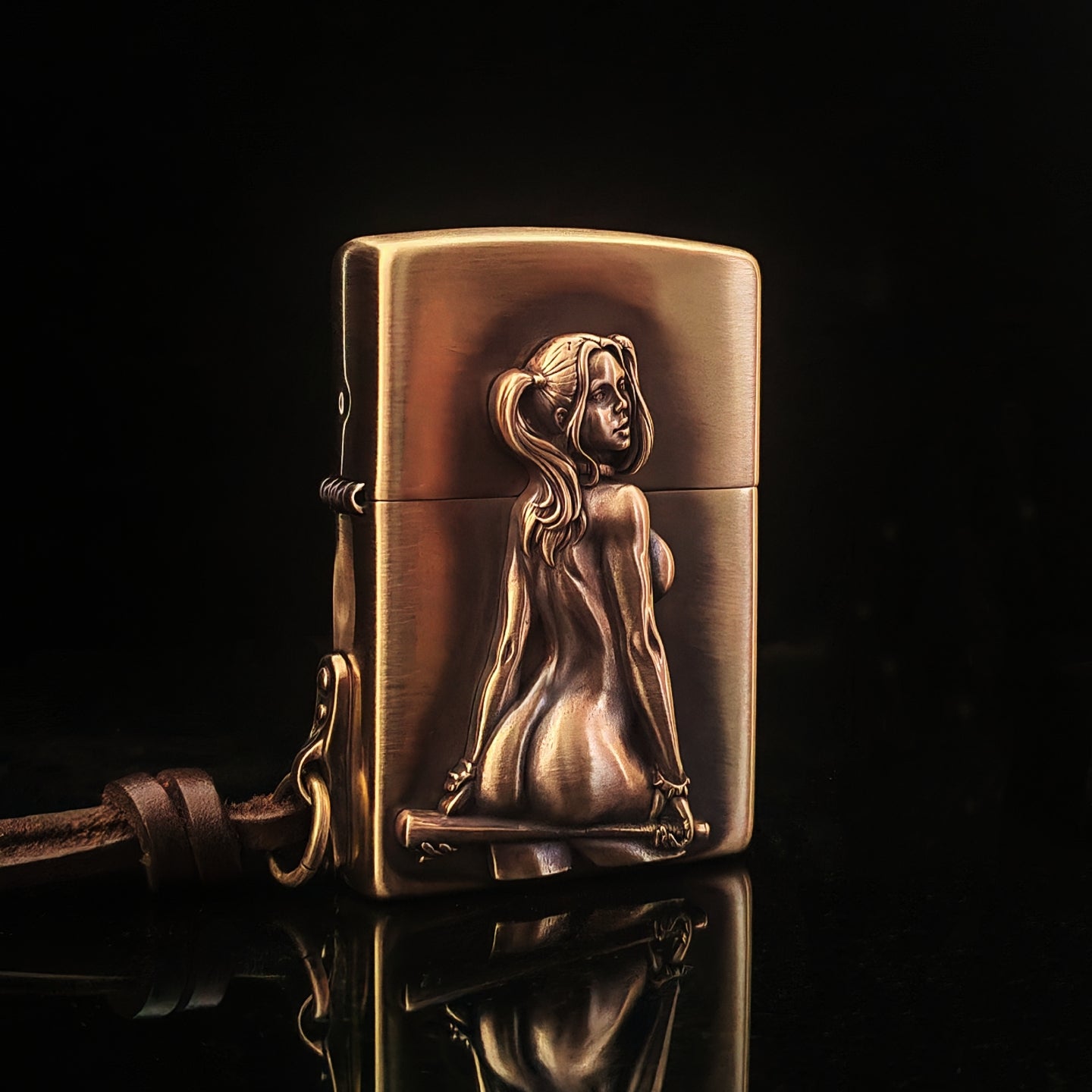 Zippo Girl With Bat