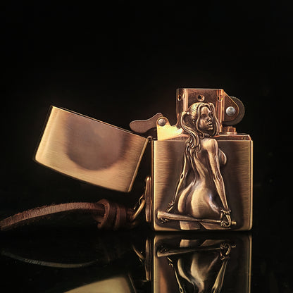 Zippo Girl With Bat