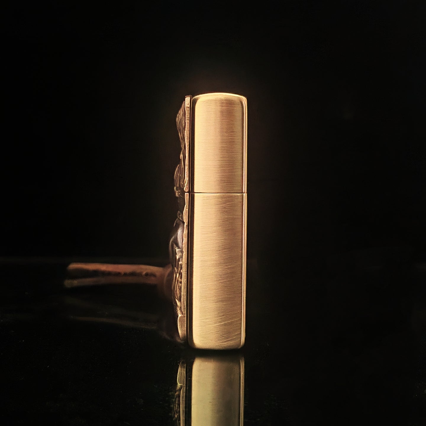Zippo Girl Against the Wall