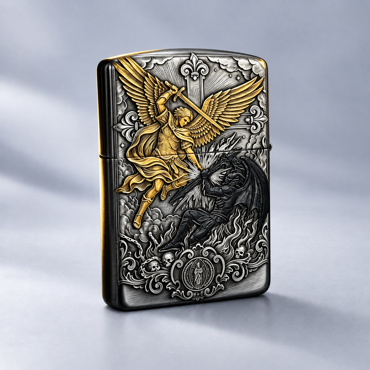 Zippo Archangel Michael vs Demon