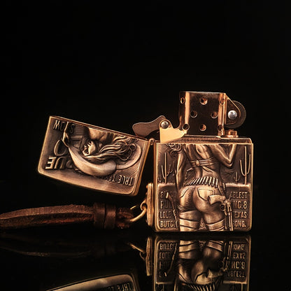 Cowgirl Zippo Lighter