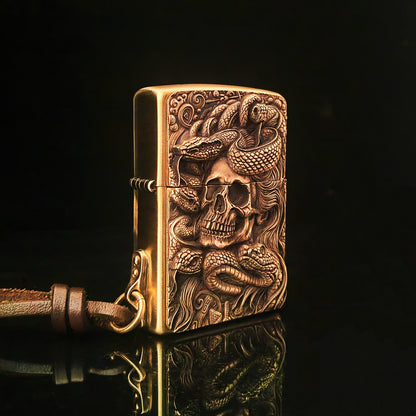 Zippo Skull & Snake