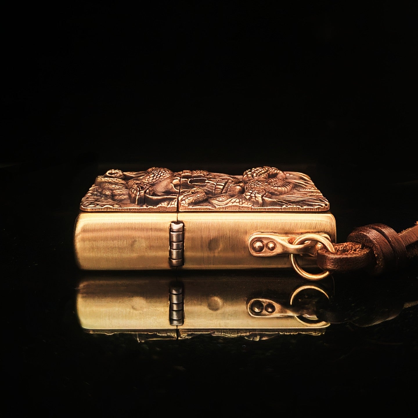 Zippo Skull & Snake
