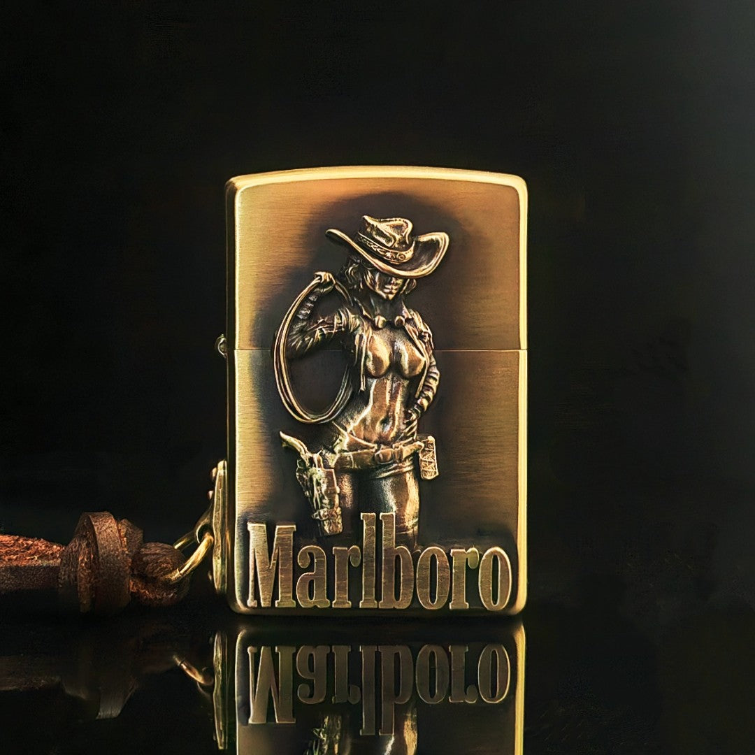 Zippo Marlboro Lasso Cowgirl