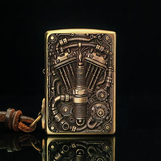 Motorcycle Zippo Lighter – V-Twin Engine