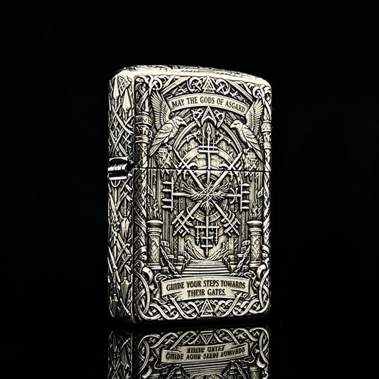 Zippo Valhalla Viking Norse 3D Relief