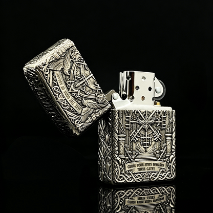 Zippo Valhalla Viking Norse 3D Relief