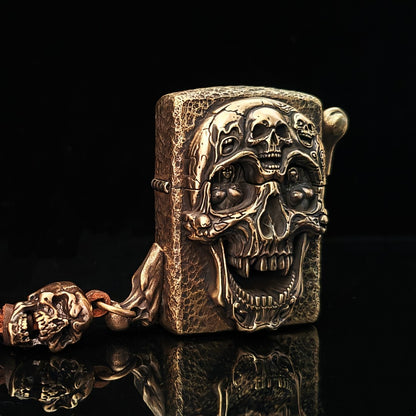 Handmade Zippo Skull