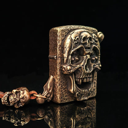 Handmade Zippo Skull