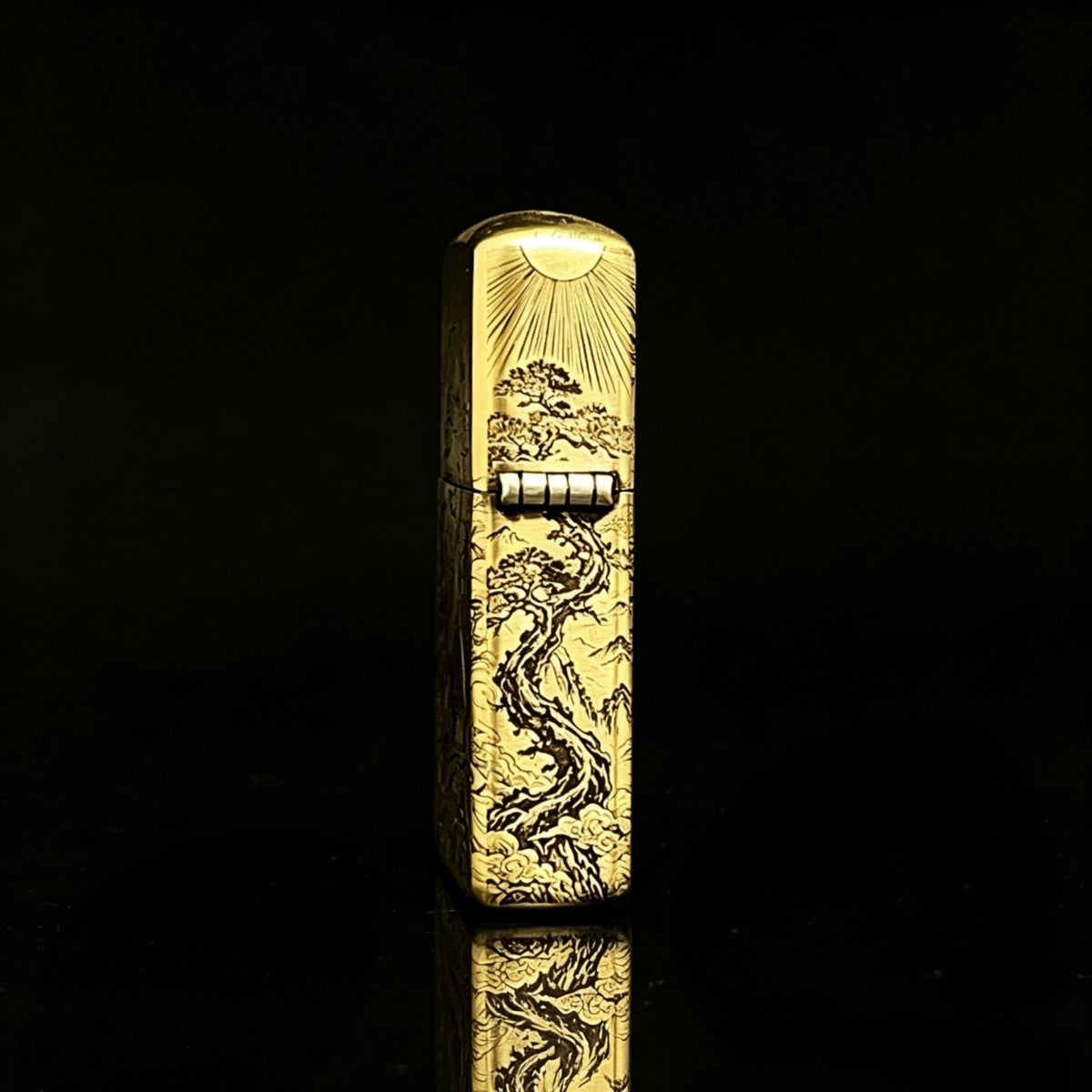 Zippo Japanesse Lion Sun Moon