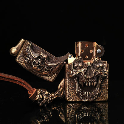 Handmade Zippo Skull